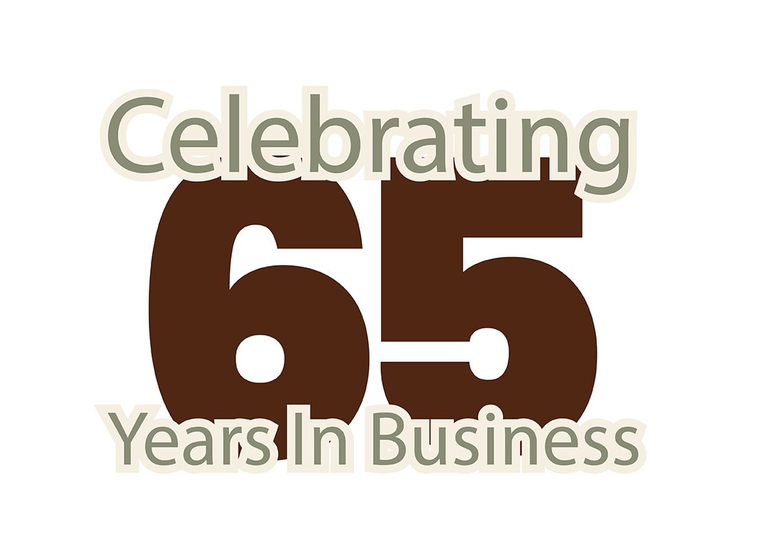Our Story - Celebrating 65 Years In Business Logo